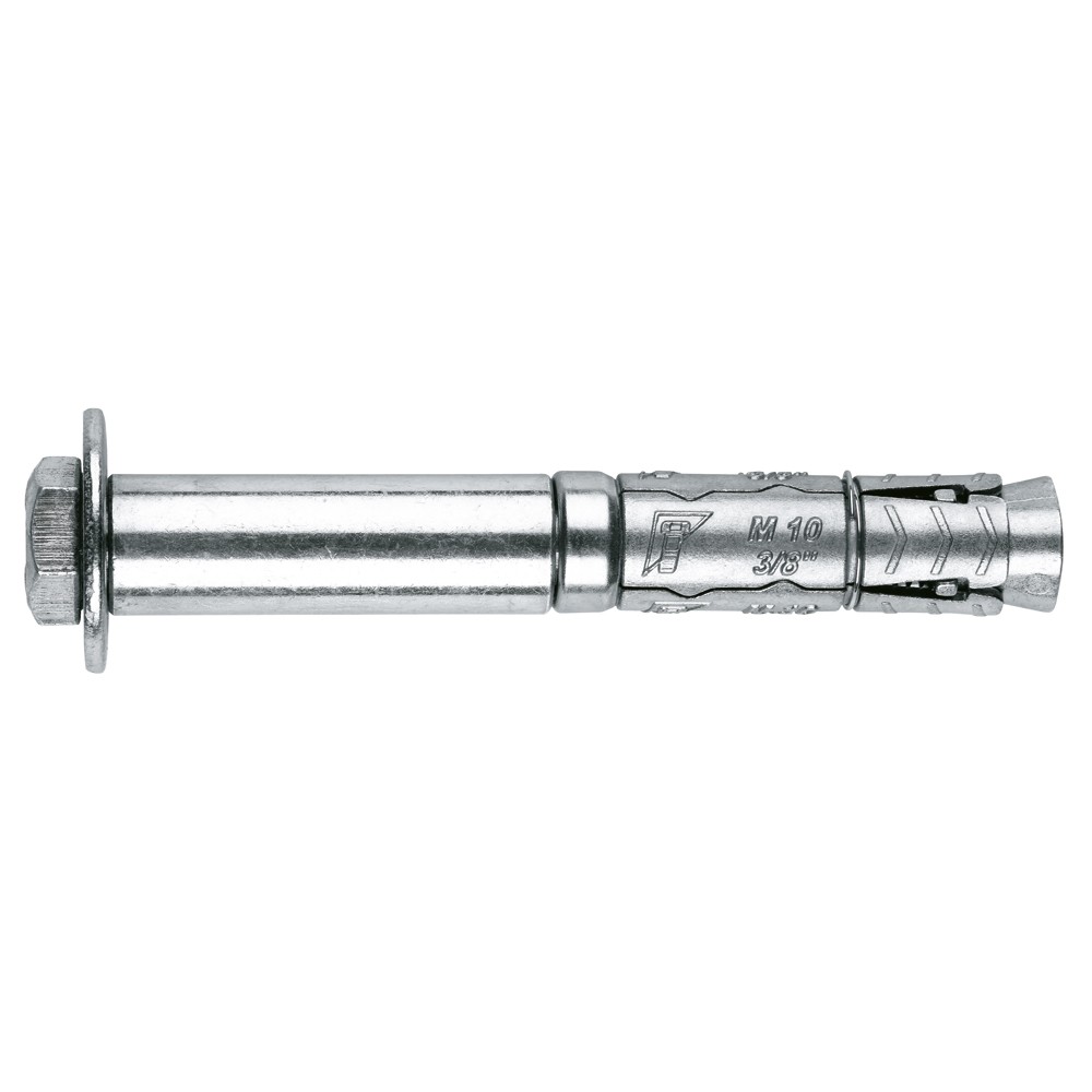 ZA-PR [CP] Anclaje de zamak para cargas medias-altas en materiales macizos o huecos. Tornillo largo + prolongador